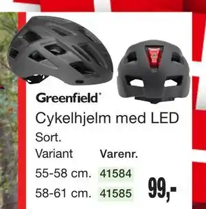 Harald Nyborg Cykelhjelm med LED tilbud