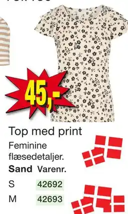 Harald Nyborg Top med print tilbud