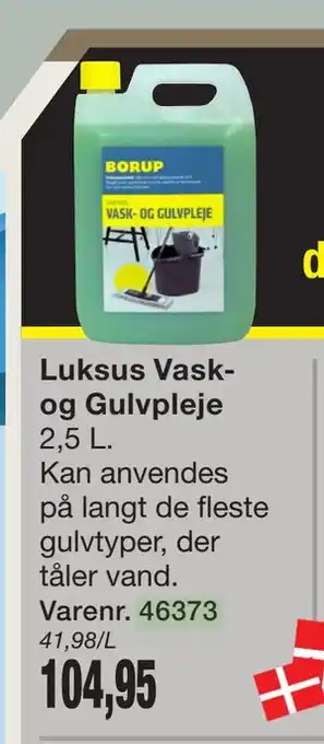 Harald Nyborg Luksus Vask- og Gulvpleje tilbud