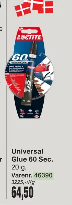 Harald Nyborg Universal Glue 60 Sec tilbud