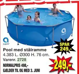 Harald Nyborg Pool med stålramme tilbud