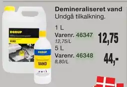 Harald Nyborg Demineraliseret vand tilbud