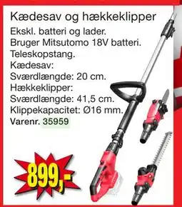 Harald Nyborg Kædesav og hækkeklipper tilbud