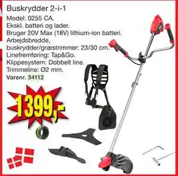 Harald Nyborg Buskrydder 2-i-1 tilbud