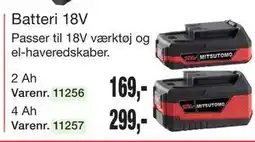 Harald Nyborg Batteri 18V tilbud