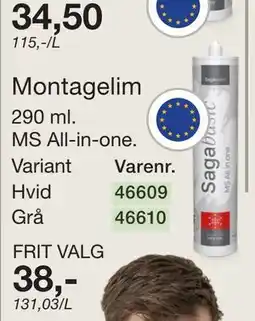 Harald Nyborg Montagelim tilbud