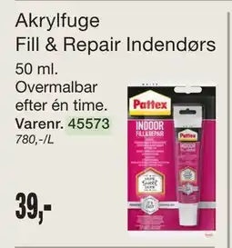 Harald Nyborg Akrylfuge Fill & Repair Indendørs tilbud