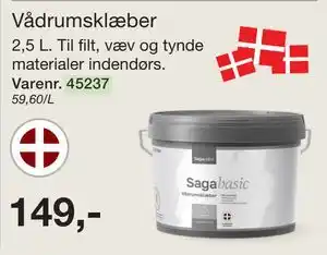 Harald Nyborg Vådrumsklæber tilbud