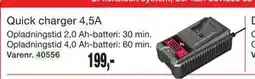 Harald Nyborg Quick charger 4,5A tilbud