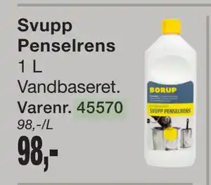 Harald Nyborg Svupp Penselrens tilbud