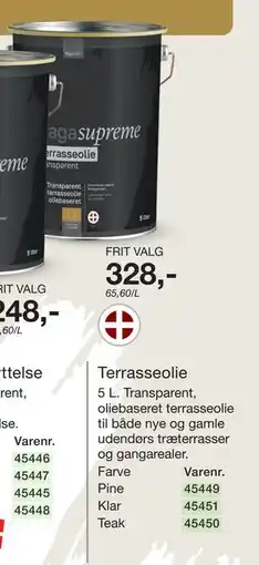 Harald Nyborg Terrasseolie tilbud