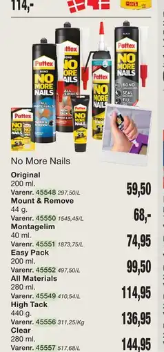 Harald Nyborg No More Nails tilbud