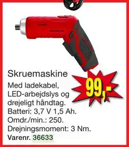 Harald Nyborg Skruemaskine tilbud
