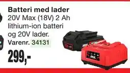 Harald Nyborg Batteri med lader tilbud