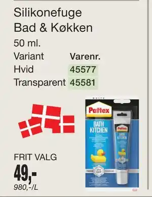 Harald Nyborg Silikonefuge Bad & Køkken tilbud