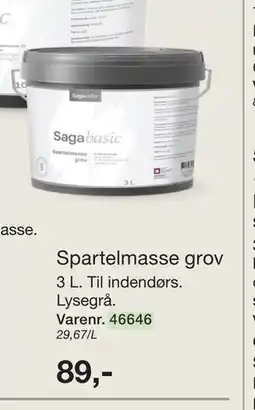 Harald Nyborg Spartelmasse grov tilbud