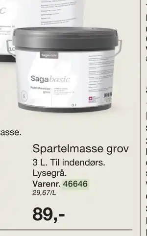 Harald Nyborg Spartelmasse grov tilbud