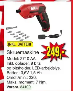 Harald Nyborg Skruemaskine tilbud