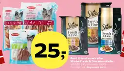 Kvickly Best Friend snack / Sheba Fresh & Fine menuboks tilbud