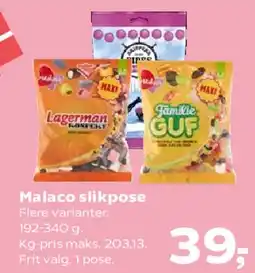 Kvickly Malaco silkepose tilbud