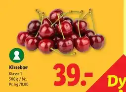 Lidl Kirsebær tilbud