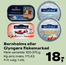 SuperBrugsen Bornholms eller Glyngøre fiskemadder tilbud