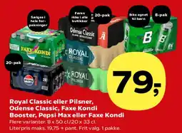 SuperBrugsen Royal Classic / Pilsner og læskedrikke (pakker) tilbud