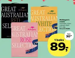SuperBrugsen Great Australian Selection (McHogan's) i boks tilbud