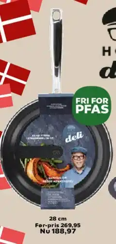 Kvickly Holm's deli stegepande 28 cm tilbud