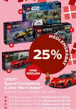 Kvickly LEGO® Speed Champions & Star Wars æsker tilbud