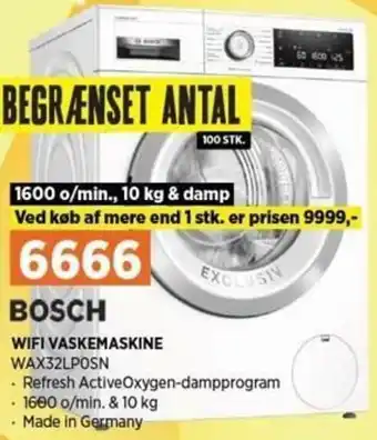 Power Wifi Vaskemaskine WAX32LP0SN tilbud