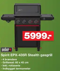Bauhaus Spirit EPX-435R Stealth gasgrill tilbud