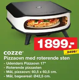 Bauhaus Pizzaovn med roterende sten tilbud