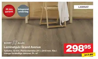 Bauhaus Laminatgulv grand avenue tilbud
