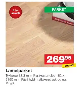 Bauhaus Lamelparket tilbud