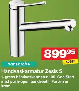 Bauhaus Håndvaskarmatur zesis s tilbud