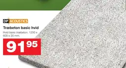 Bauhaus Træbeton basic hvid tilbud