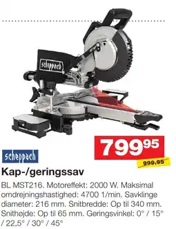 Bauhaus Kap-/geringssav tilbud