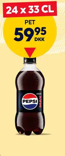 BorderShop Pepsi Cola, Max, Mountain Dew, 7-Up, Faxe Kondi, Mirinda. Flere varianter tilbud