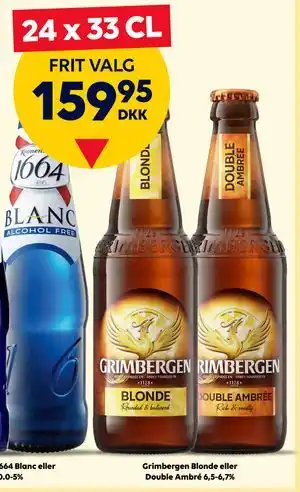 BorderShop Grimbergen Blonde eller Double Ambré tilbud