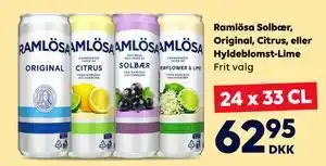 BorderShop Ramlösa Solbær, Original, Citrus, eller Hyldeblomst-Lime tilbud