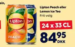 BorderShop Lipton Peach eller Lemon Ice Tea tilbud