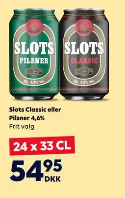 BorderShop Slots Classic eller Pilsner 4,6% tilbud