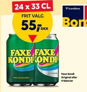 Faxe Kondi Original eller 0 Kalorier