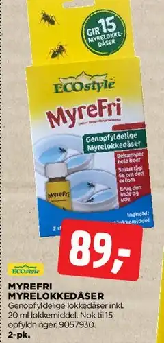 jem & fix MyreFri myrelokkedåser tilbud