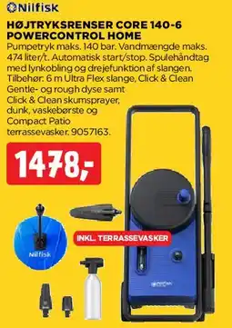 jem & fix Højtryksrenser Core 140-6 PowerControl Home tilbud