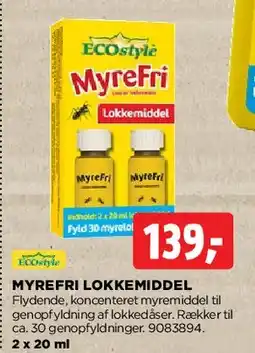 jem & fix MyreFri Lokkemiddel (refill) tilbud