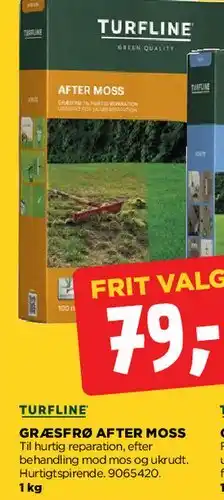 jem & fix GRÆSFRØ AFTER MOSS tilbud