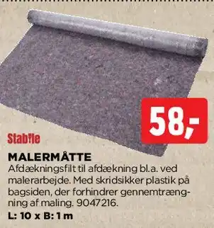 jem & fix Malermåtte tilbud