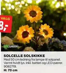 jem & fix Solcelle solsikke tilbud